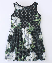 Load image into Gallery viewer, Floral Polka Printed Sleeveless Dress

