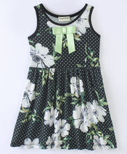Load image into Gallery viewer, Floral Polka Printed Sleeveless Dress
