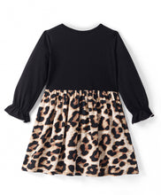 Load image into Gallery viewer, Animal Print Frilled Bow Dress
