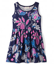 Load image into Gallery viewer, Floral Printed Sleeveless Cotton Dress