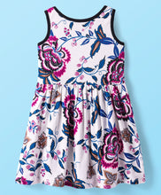 Load image into Gallery viewer, Floral Printed Sleeveless Cotton Dress