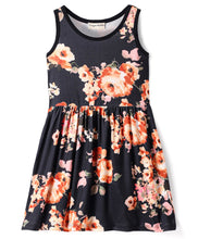 Load image into Gallery viewer, Floral Printed Sleeveless Dress
