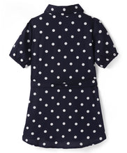 Load image into Gallery viewer, Polka Printed Belted Shirt Style Dress