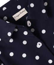 Load image into Gallery viewer, Polka Printed Belted Shirt Style Dress