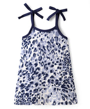 Load image into Gallery viewer, Animal Print Open Strap Sleeveless Dress