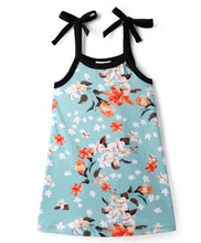 Load image into Gallery viewer, Floral Printed Open Strap Sleeveless Dress