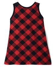 Load image into Gallery viewer, Checkered Printed Sleeveless Dress
