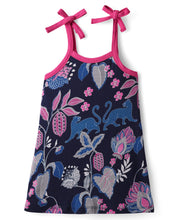 Load image into Gallery viewer, Floral Printed Open Strap Sleeveless Dress