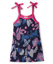 Load image into Gallery viewer, Floral Printed Open Strap Sleeveless Dress