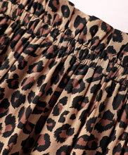 Load image into Gallery viewer, Animal Print Frilled Strap Shoulder Dress