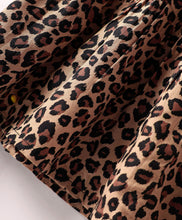 Load image into Gallery viewer, Animal Print Frilled Strap Shoulder Dress

