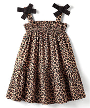 Load image into Gallery viewer, Animal Print Frilled Strap Shoulder Dress
