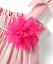 Load image into Gallery viewer, Checkered Frilled Strap Shoulder Dress
