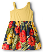 Load image into Gallery viewer, Floral Printed Straped Frilled Cotton Dress