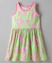 Load image into Gallery viewer, Cotton Blend Kint Floral Printed Dress