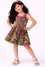 Load image into Gallery viewer, Cotton Blend Kint Floral Printed Dress