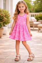Load image into Gallery viewer, Cotton Blend Kint Floral Printed Dress