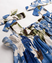 Load image into Gallery viewer, Floral Printed Woven Tiered Sleeveless Dress