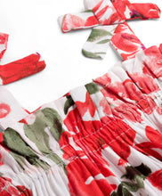 Load image into Gallery viewer, Floral Printed Woven Tiered Sleeveless Dress
