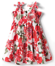 Load image into Gallery viewer, Floral Printed Woven Tiered Sleeveless Dress