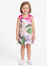 Load image into Gallery viewer, Floral Printed Cotton Open Strap Straight Dress