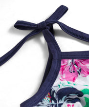 Load image into Gallery viewer, Floral Printed Cotton Open Strap Straight Dress