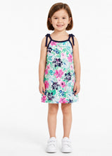 Load image into Gallery viewer, Floral Printed Cotton Open Strap Straight Dress