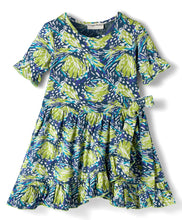 Load image into Gallery viewer, Floral Printed Frilled Short Sleeves Cotton Dress