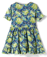 Load image into Gallery viewer, Floral Printed Frilled Short Sleeves Cotton Dress