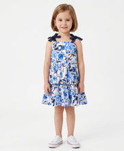 Load image into Gallery viewer, Cotton Floral Printed Woven Tiered Sleeveless Dress