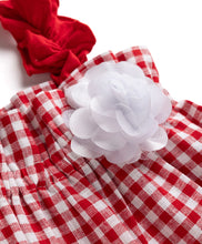Load image into Gallery viewer, Cotton Gingham Check Straped Sleeveless Dress