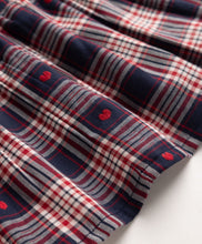Load image into Gallery viewer, Cotton Check with Hearts Straped Sleeveless Dress