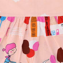 Load image into Gallery viewer, CrayonFlakes Kids Wear for Girls Cotton Sleeveless Frock Balloon Ride Dress