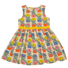 Load image into Gallery viewer, CrayonFlakes Kids Wear for Girls 100% Cotton Sleeveless Printed Frock Dress