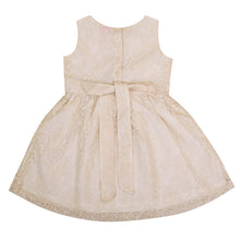 Load image into Gallery viewer, CrayonFlakes Kids Wear for Girls Net Fabric Sleeveless Frock Floral Dress