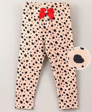 Load image into Gallery viewer, Animal Print with Bow Leggings