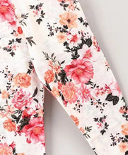 Load image into Gallery viewer, Floral Printed Leggings - Offwhite