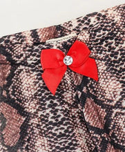 Load image into Gallery viewer, Animal Print with Bow Leggings