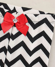 Load image into Gallery viewer, Zig Zag with Bow Leggings