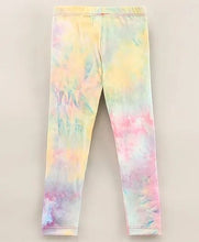 Load image into Gallery viewer, Tie and Dye with Bow Leggings