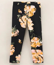 Load image into Gallery viewer, Floral Printed Leggings - Black