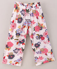 Load image into Gallery viewer, Floral Printed Belt Palazzo - Offwhite