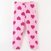 Load image into Gallery viewer, Hearts Printed Leggings - Pink