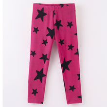 Load image into Gallery viewer, Stars Printed Leggings - Magenta
