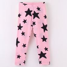 Load image into Gallery viewer, Stars Printed Leggings - Pink
