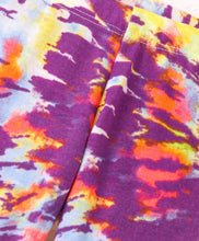 Load image into Gallery viewer, Tie and Dye Printed Leggings - Purple