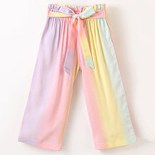 Load image into Gallery viewer, Tie and Dye Striped Belted Plazzo