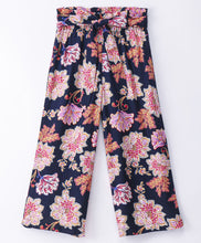 Load image into Gallery viewer, Floral Printed Belted Plazzo