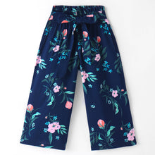 Load image into Gallery viewer, Floral Printed Fabric Belt Plazzo
