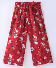 Load image into Gallery viewer, Floral Printed Fabric Belt Plazzo
